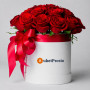 25 красных роз в коробке — вид 2